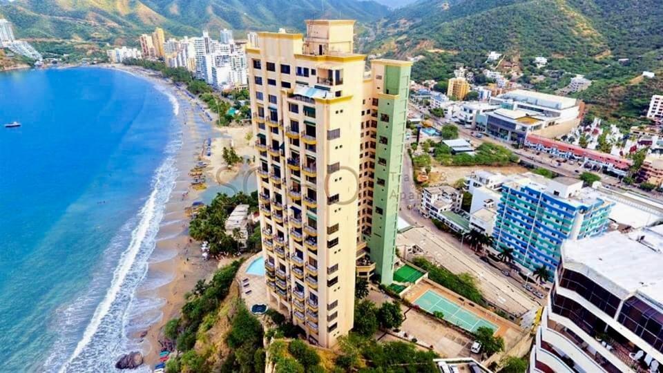 Edificio El Penon Del Rodadero Daire Santa Marta Dış mekan fotoğraf